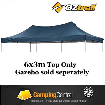 $129.95 • Buy OZTRAIL 6x3M (150D BLUE) CANOPY FOR DELUXE GAZEBO REPLACEMENT ROOF