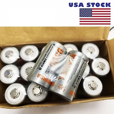 14pcs Size C Batteries NiMH High Capacity Rechargeable Battery US Free Ship • $23.88