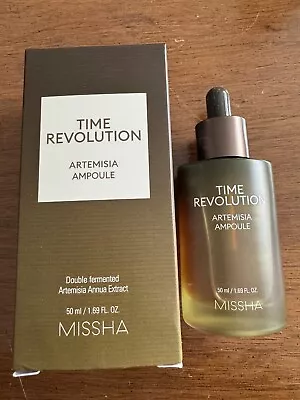 Missha Time Revolution Artemisia Ampoule 1.69 Fl Oz (50 Ml) NIB SEALED • $28.88