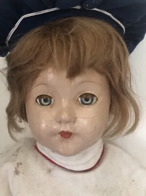 Anne Shirley Vintage Effanbee 21” Composition Doll W/ Sleep Eyes • $30