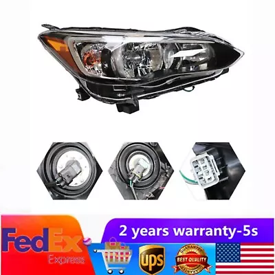 Right Passenger Side Headlight Headlamp AssemblyFor 2017-2022 Subaru Impreza  • $94