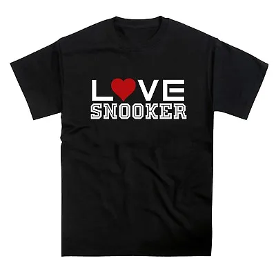 LOVE Snooker Slogan T-Shirt • £12.95
