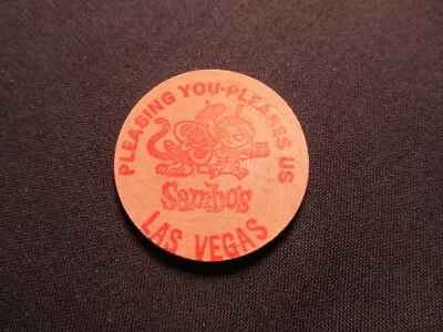 Las Vegas Nevada Wooden Nickel Token - Sambo's Wooden G/F Cup Of Coffee Coin • $4.99