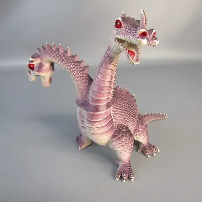 Vintage Imperial Toys Two-Headed Dragon Monster 1983 Purple Hydra Action Figure • $12.74