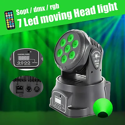 £45 • Buy 105W RGBW 7 LED Moving Head Stage Lighting DMX Wash DJ Disco Party Light Lamp UK