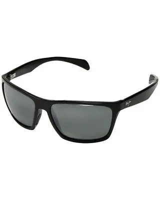 Maui Jim Makoa Polarized Sunglasses 804-02 Black/Gray Mirror Glass Display • $119