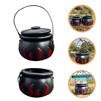 Halloween Candy Cauldron Set For Indoor Decor-QX • £11.19