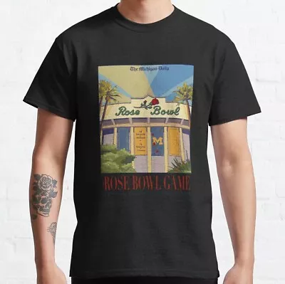 HOT! The Michigan Daily Rose Bowl Game Artwork T-Shirt S-5XL Best Gift • $22.99