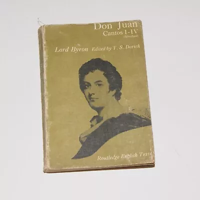 Don Juan Cantos I - IV (Eng. Texts S) By Byron Lord George Gordon Paperback • £0.99