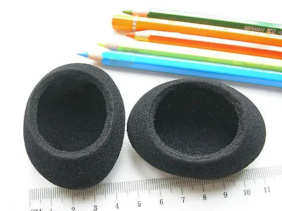 2 Oval Ear Pads Fit Logitech Sony MDR-M55 MDR-65 Etc. • $7.26