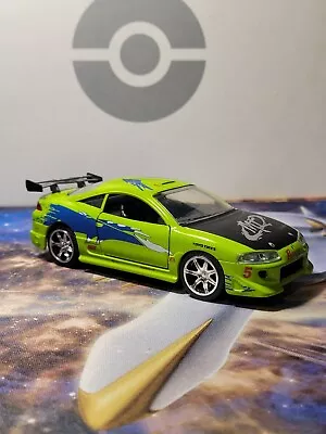 Jada Fast & Furious Brian's Mitsubishi Eclipse 1:32 Scale Green  • $2