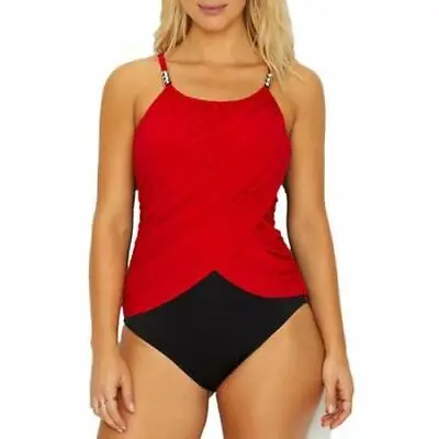 Magicsuit 277028 Womens Solid Lisa Underwire One-Piece Size 10 • $134.10