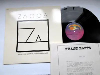 Frank Zappa - Ship Arriving Too Late  - NM Vinyl LP ULTRASONIC CLEAN • $12.99