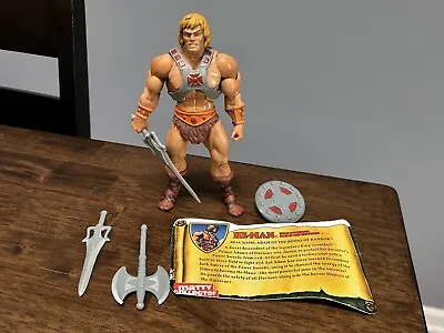 Masters Of The Universe Classics He-Man Loose/Complete With File Card! • $90