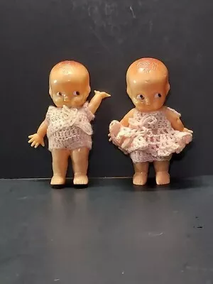 Vintage 6  Knickerbocker Boy Girl Doll Rattle Darling • $10