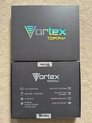 Vortex T10M Pro+ Tablet 10.1  IPS HD 64GB WIFI +4G Data T-Mobil Prepaid Services • $69.99