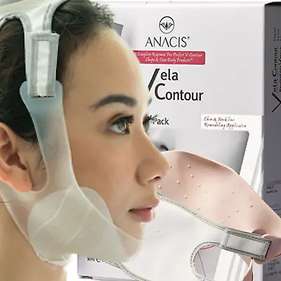  Double Chin Strap & Face Lift Firming Mask Reducing Cheek Slimming Neck Toning • $29.87