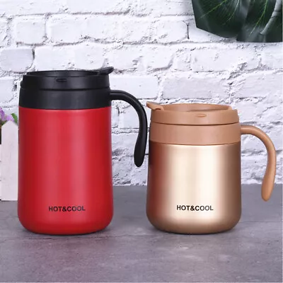 $22.31 • Buy Insulated Coffee Mug Cup Travel Thermal Stainless Steel Flask Vacuum 350/500ml