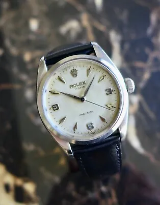 A Beautiful Gents Vintage 1957 Rolex Oyster Precision 9/3/6 Explorer Dial Steel • $3667.88