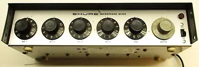 Vintage 1970's Shure Model M68FC 5 Channel Audio Microphone Mixer • $22