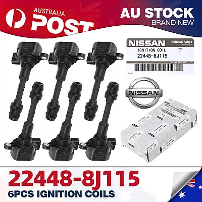 GENUINE OEM For Nissan Elgrand E51 VQ25 2.5 COIL PACKS Ignition FULL 22448-8J115 • $169.80