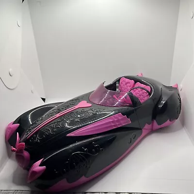 MONSTER HIGH Draculaura Sweet 1600 Roadster Car Pink/Black Vehicle 2011 Mattel. • $16