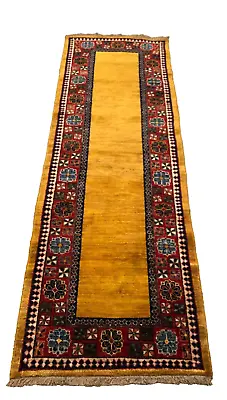 211 X 70 Cm | Vintage Handmade Afghan Runner Carpet Kazak Oriental Wool Rug • £323