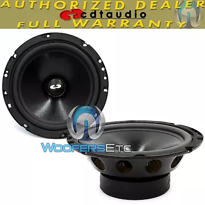 Cdt Audio Cl-6e.2 Classic 6.5  Mid Bass 2 Ohm Loud Midranges Speakers New Pair • $99.99