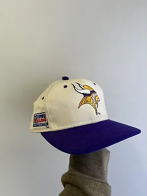Vintage Minnesota Vikings NFL Proline Fitted Hat 7 Football 100% Wool • $29