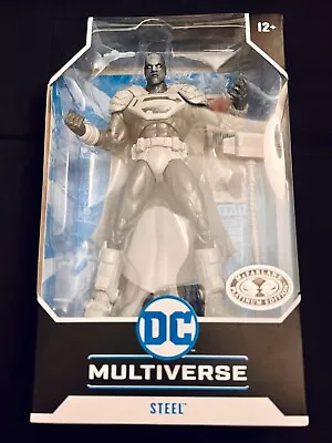 STEEL [PLATINUM EDITION] MCFARLANE DC MULTIVERSE NEW EXCLUSIVE CHASE FREEship! • $29