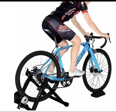 Indoor Bicycle Bike Trainer Exercise Stand - Black • $20