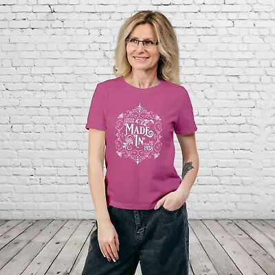 £10.99 • Buy 65th Birthday Gift For Women, Made In 1958 Ladies T Shirt, 65th Present For Her