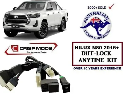 $169 • Buy Diff Lock Anytime (Over-ride) Kit To Suit Toyota Hilux 2.8d N80 2016-2022