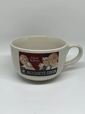 Hershey Cocoa Vintage Oversize Ceramic Cereal Bowl Coffee Cup Mug Soup Bowl • $10