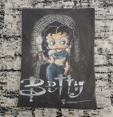 Vtg Betty Boop Shirt 1998 Buffy The Vampire Slayer XL Changes Tag Black Tee 90s • $349.99