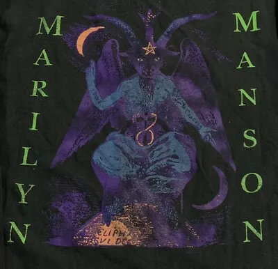 Rare Vintage Marilyn Manson XL Long Sleeve Shirt 1996 When I’m God Everyone Dies • $807.05