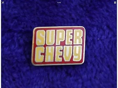 Super Chevy Hat Lapel Pin Accessory GM Truck SS Impala Vette Bowtie Malibu • $9.95