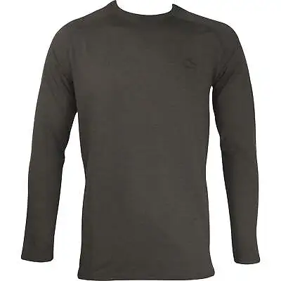 More Mile Mens Train To Run Running Top Grey Long Sleeve T-Shirt Gym Training • £12.50