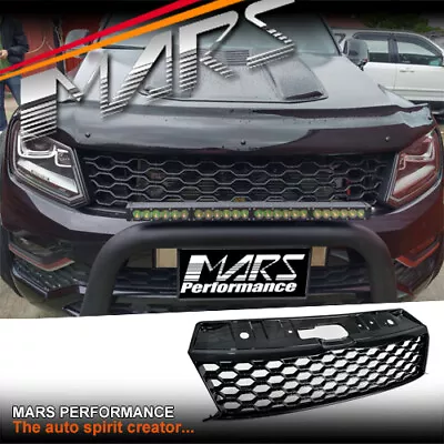 Gloss Black Bumper Bar Grille Grill Mesh For VW Volkswagen Amarok 2H 2011-2020 • $299.99