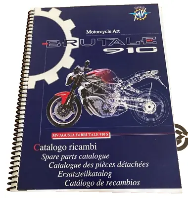 MV Agusta Brutale 910 Catalogo Ricambi Spare Parts Catalogue Part Numbers Manual • $24.95