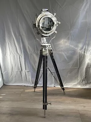 Vintage Studio Tripod Spotlight Retro Decorative Floor Lamp • $595