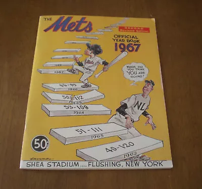 1967 New York Mets Official Yearbook - Revised Edition • $45