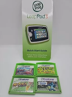 LeapFrog LeapPad 3 Games - I Spy Mr. Pencil Cars Monsters University  • $8