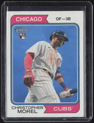 2023 Topps Heritage Christopher Morel Image Variation RC • $0.99