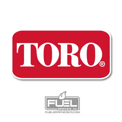 TORO Logo Premium Vinyl Decal For Zero Turn & Walk Behind Mowers - 2.5  X 1.25  • $7.74