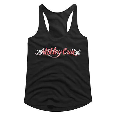 Motley Crue Rock Band Logo Women's Tank Top Heavy Metal Concert Tour Merch • $28.50