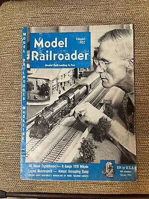 Model Railroader Magazine February 1952 • $2