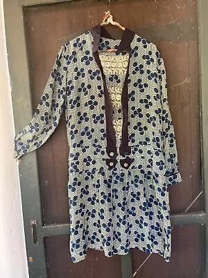 Vintage Antique 1920s/30s Silk Flapper Day Dress • $125