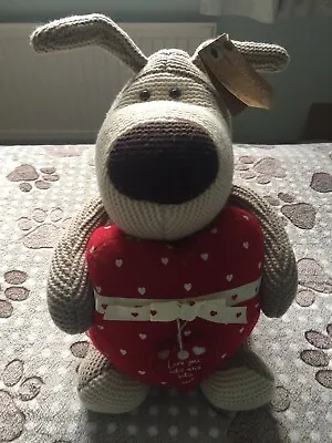 £10 • Buy Large Boofle Teddy Bear Soft Toy Dog With Large Heart ❤️ Love You Lots & Lots X