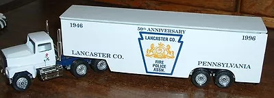 Lancaster Fire Police Assn '96 50yrs Winross Truck • $14.95